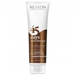 2in1 Sampon si Balsam – Revlon Professional 45 Days Total Color Care Sensual Brunettes 275 ml la cel mai bun pret