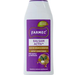 Balsam Activ+ cu Ulei de Argan si Keratina – Farmec Activ+ Conditioner, 200ml la cel mai bun pret