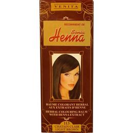 Balsam Colorant cu Extract de Henna Henna Sonia, Nr.113 Saten Deschis 75 ml la cel mai bun pret