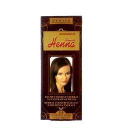 Balsam Colorant cu Extract de Henna Henna Sonia, Nr.114 Saten Auriu 75 ml la cel mai bun pret