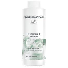 Balsam de Curatare pentru Par Cret si Ondulat – Wella Professionals Nutricurls Cleansing Conditioner for Waves and Curls, 1000ml la cel mai bun pret