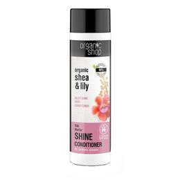 Balsam pentru Stralucire cu Nufar si Unt de Shea Silk Nectar Organic Shop, 280ml la cel mai bun pret