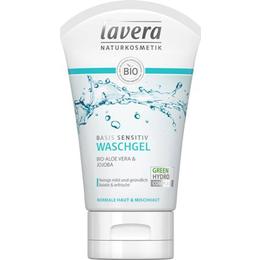 Gel de Curatare pentru Ten Normal si Mixt Basis Sensitiv Lavera, 125ml la cel mai bun pret