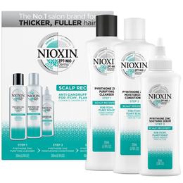 Kit Tratament impotriva Matretii si a Mancarimilor Scalpului Nioxin Scalp Recovery – Sampon 200ml, Balsam 200ml, Ser 100ml la cel mai bun pret