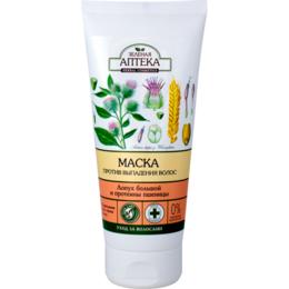 Masca Anticadere cu Extract de Brusture si Proteine de Grau Zelenaya Apteka, 200ml la cel mai bun pret