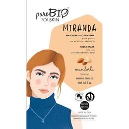 Masca Crema Tratament cu Migdale pentru Ten Gras Miranda PuroBio Cosmetics, 10ml la cel mai bun pret