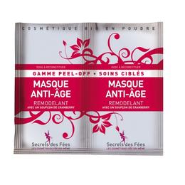 Masca Faciala Anti-Age Peel-Off cu Merisor si Hibiscus Secrets des Fees, 2 x 8 g la cel mai bun pret