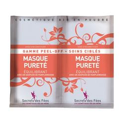 Masca Faciala Echilibranta Peel-Off cu Lamaie, Grapefruit si Mandarine Secrets des Fees, 2 x 8 g la cel mai bun pret