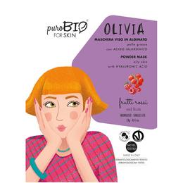 Masca Peel-Off cu Fructe Rosii pentru Ten Gras Olivia PuroBio Cosmetics, 13g la cel mai bun pret