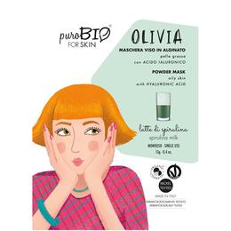 Masca Peel-Off cu Spirulina pentru Ten Gras Olivia PuroBio Cosmetics, 13g la cel mai bun pret