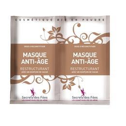 Masca Restructuranta Anti-Aging cu Ceai Verde, Baobab si Acid Hialuronic Secrets des Fees, 2 x 4,5 g la cel mai bun pret