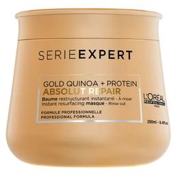 Masca Restructuranta pentru Par Deteriorat – L'Oreal Professionnel Absolut Repair Gold Quinoa + Protein Instant Resurfacing Masque, 250ml la cel mai bun pret