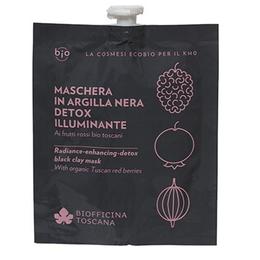 Masca de Fata DETOX cu Argila Neagra – Iluminatoare Biofficina Toscana, 30 ml la cel mai bun pret