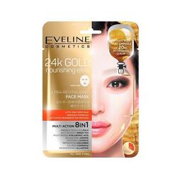 Masca de fata, Eveline Cosmetics, 24K GOLD ultra-revitalizanta 8in1, 20 ml la cel mai bun pret