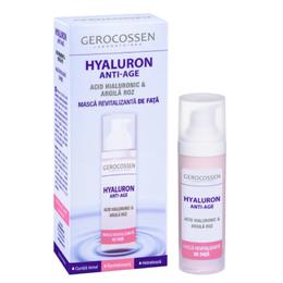 Masca de fata cu Acid Hialuronic si Argila Roz Hyaluron Anti-Age Gerocossen, 30 ml la cel mai bun pret