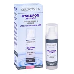 Masca de fata cu Acid Hialuronic si Carbune Hyaluron Anti-Age Gerocossen, 30 ml la cel mai bun pret