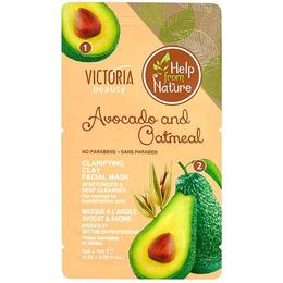 Masca de fata cu Argila, Avocado si Fulgi de ovaz – Avocado and Catmeal Clarifying Clay Facial Mask Victoria Beauty- 14 ml la cel mai bun pret