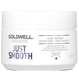 Masca pentru Par Rebel – Goldwell Dualsenses Just Smooth 60sec Treatment Control for Unruly Hair, 200ml la cel mai bun pret