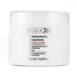 Masca pentru Par Uscat si Deteriorat – Black Professional Line Restructuring Mask For Dry and Damaged Hair, 500ml la cel mai bun pret