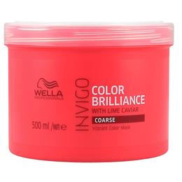 Masca pentru Par Vopsit, Aspru – Wella Professionals Invigo Color Brilliance Vibrant Color Mask Coarse Hair, 500ml la cel mai bun pret