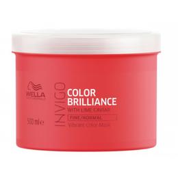 Masca pentru Par Vopsit, Fin sau Normal – Wella Professionals Invigo Color Brilliance Vibrant Color Mask Fine/Normal Hair, 500ml la cel mai bun pret