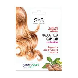 Mască pentru păr cu keratină SyS, Argan şi Jojoba, Laboratorio Sys 20 ml la cel mai bun pret