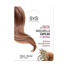 Mască pentru păr cu keratină SyS, Cocos şi Ovăz, 20 ml la cel mai bun pret