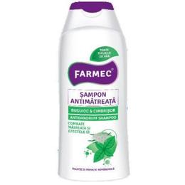 Sampon Antimatreata Busuioc si Cimbrisor – Farmec Antidandruff Shampoo, 200ml la cel mai bun pret