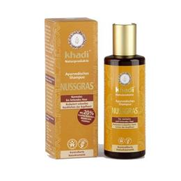 Sampon Ayurvedic cu Nut Grass pentru Par Normal sau Gras Khadi, 210 ml la cel mai bun pret