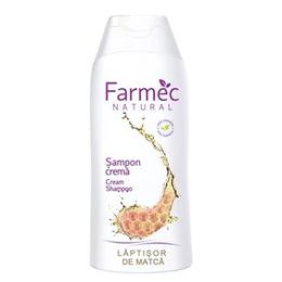 Sampon Crema cu Laptisor de Matca – Farmec Natural Cream Shampoo, 200ml la cel mai bun pret