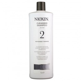 Sampon Par Fin Natural Dramatic Subtiat – Nioxin System 2 Cleanser Shampoo 1000 ml la cel mai bun pret