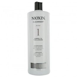 Sampon Par Fin Natural cu Aspect Subtiat – Nioxin System 1 Cleanser Shampoo 1000 ml la cel mai bun pret