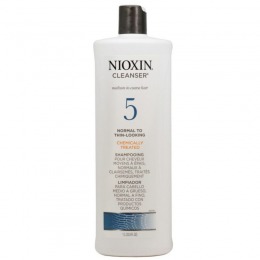 Sampon Par Normal spre Aspru cu Aspect Subtiat – Nioxin System 5 Cleanser Shampoo 1000 ml la cel mai bun pret