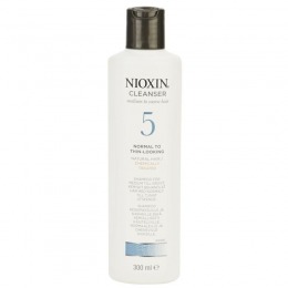 Sampon Par Normal spre Aspru cu Aspect Subtiat – Nioxin System 5 Cleanser Shampoo 300 ml la cel mai bun pret