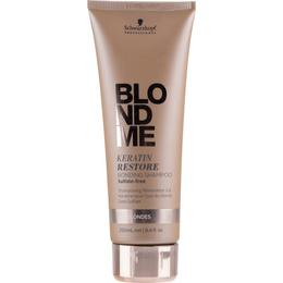 Sampon Regenerator cu Cheratina pentru Par Blond – Schwarzkopf Blond Me Keratin Restore Bonding Shampoo, 250ml la cel mai bun pret