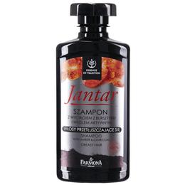 Sampon cu Extract de Chihlimbar si Carbune pentru Par Gras – Farmona Jantar Shampoo with Amber Extract & Charcoal for Greasy Hair, 330ml la cel mai bun pret