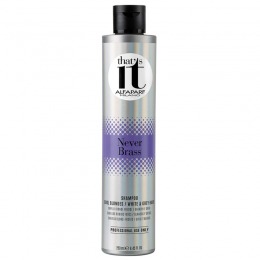 Sampon pentru Par Blond Nuante Reci sau cu Suvite – Alfaparf Milano That's It Never Brass Shampoo 250 ml la cel mai bun pret