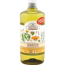 Sampon pentru Par Gras cu Extract de Galbenele si Ulei de Rozmarin Zelenaya Apteka, 1000ml la cel mai bun pret