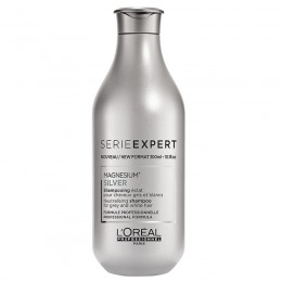 Sampon pentru Par Gri, Alb, Grizonat – L'Oreal Professionnel Magnesium Silver Shampoo 300 ml la cel mai bun pret