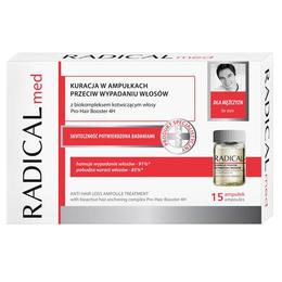 Tratament Fiole Impotriva Caderii Parului pentru Barbati – Farmona Radical Med Anti Hair Loss Ampoule Treatment for Men, 15 x 5ml la cel mai bun pret