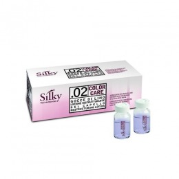 Tratament Restructurant Leave-In – Silky Color Care Gocce Di Lino Restructuring Lotion 10 fiole x 10ml la cel mai bun pret