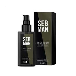 Ulei pentru par si barba Sebastian Professional SEB Man The Groom Hair & Beard Oil, 30 ml la cel mai bun pret