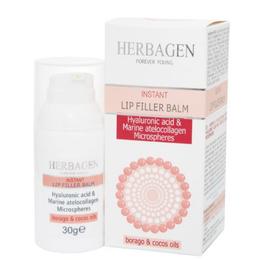 Balsam de Buze Filler cu Sfere de Acid Hialuronic si Colagen Marin Herbagen, 30g la cel mai bun pret