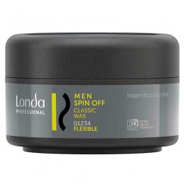 Ceara cu Fixare Flexibila – Londa Professional Men Spin Off Classic Wax 75 ml la cel mai bun pret