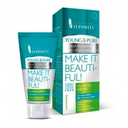 Cosmetica Afrodita – Crema Hidratanta Young & Pure MOISTURISING CREAM 50 ml la cel mai bun pret