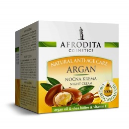 Cosmetica Afrodita – Crema de Noapte pentru ten uscat Argan 50 ml la cel mai bun pret