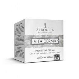 Cosmetica Afrodita – Crema pentru Protectie Solara SPF30 Vita Derma 50 ml la cel mai bun pret