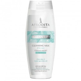 Cosmetica Afrodita – Lapte demachiant cu acid hialuronic pentru toate tipurile de ten 200 ml la cel mai bun pret