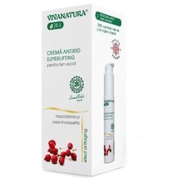 Crema Antirid Superlifting pentru Ten Uscat Vivanatura, 45 ml la cel mai bun pret