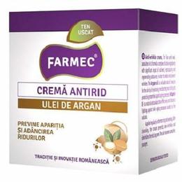 Crema Antirid cu Ulei de Argan Farmec, 50ml la cel mai bun pret